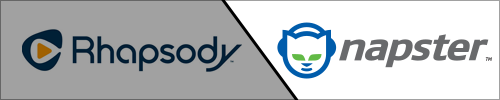 Rhapsody Napster Logos