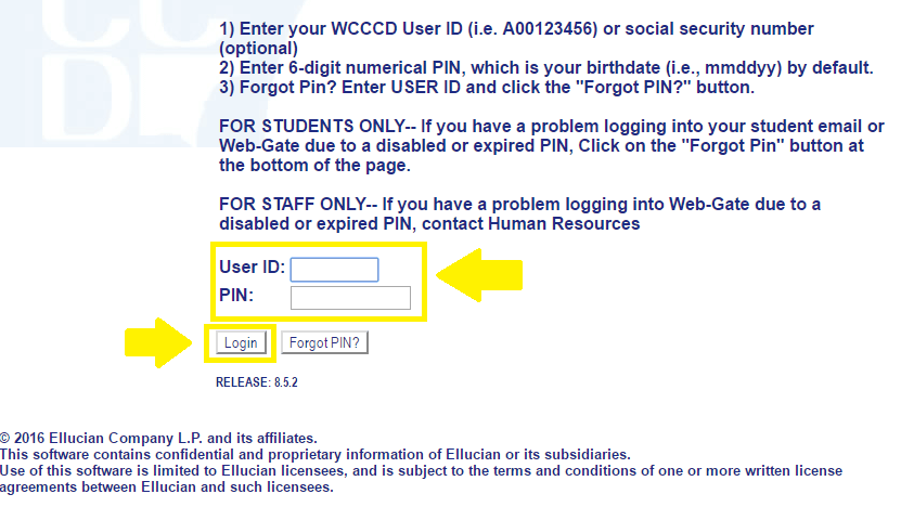 wcccd blackboard lost password login screenshot