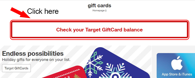 Target Gift Card Balance Login check balance